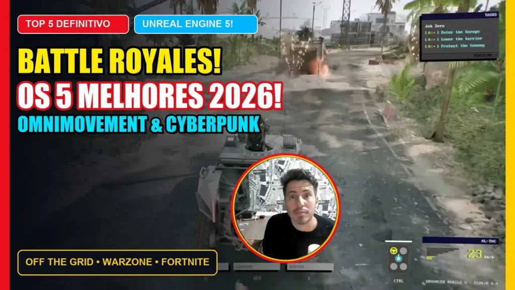 Os 5 Melhores Battle Royales de 2026: A Nova Era dos Shooters Competitivos