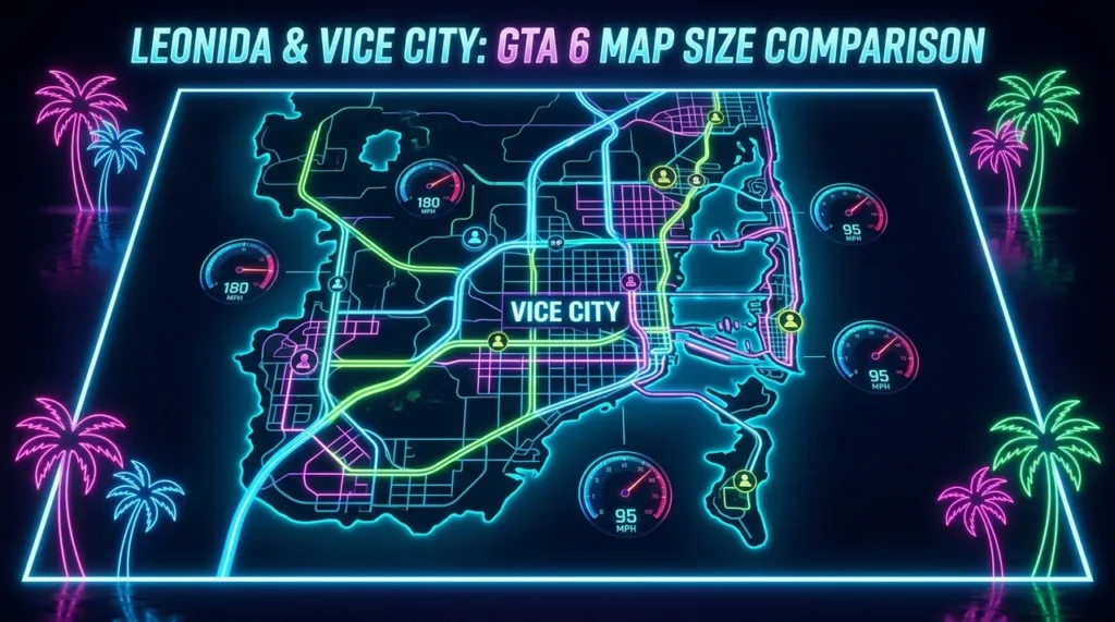 GTA 6: Quanto Tempo Leva Para Cruzar o Mapa?